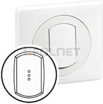 Legrand Plakietka łącznika pojedynczego podświetlanego IP44 - 067803