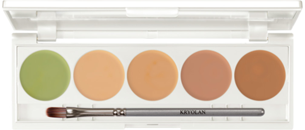 KRYOLAN Camouflage Creme Quintet Paleta kamuflaży w kremie 15 g DQ 4