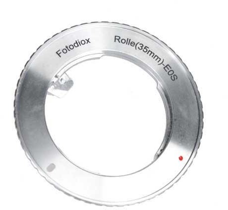 Fotodiox Fotodiox LENS Mount Adapter, Rollei 35 MM Lens to Canon EF, obiektyw EF-S Mount Camera AS 7d wyszukiwania, 5d, 60d & Rebel T3 Rollei (Rollei-EOS)