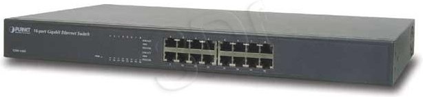 Planet / Niezarządzalny / (GSW-1601) - 16 x 1000Base-T - 32Gbps, 8K, 2.2Mbit, 19