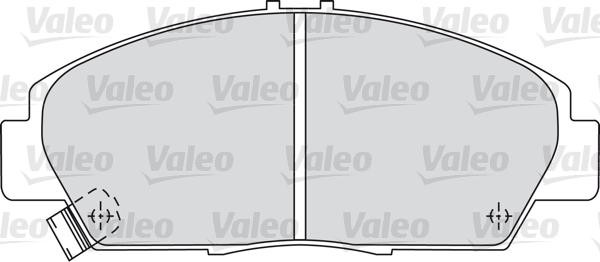 VALEO klocki hamulcowe 598494 598494