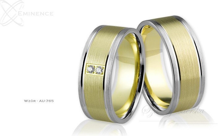 Eminence Obrączki ślubne - wzór Au-765