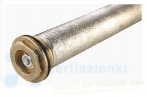 Galmet Anoda magnezowa 38x400 z korkiem 5/4 200÷400 l 40-263800