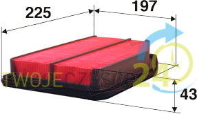 Valeo Filtr powietrza 585253