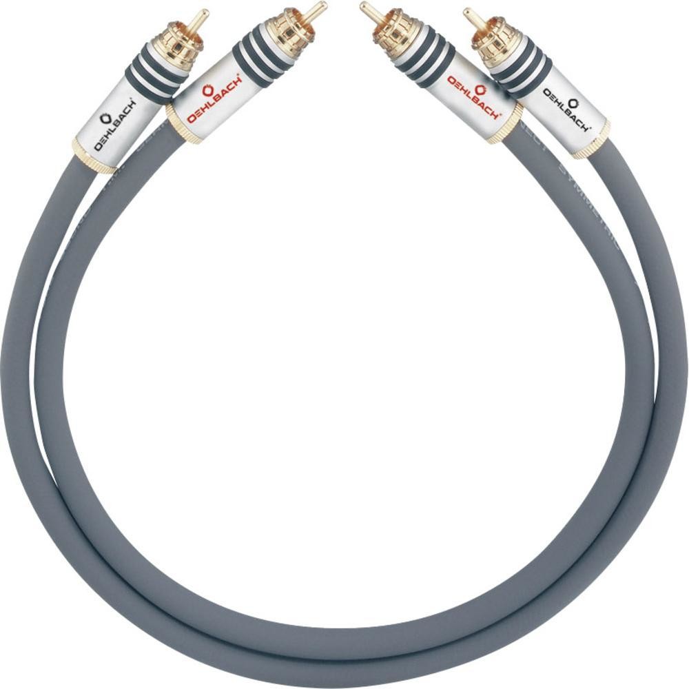 Oehlbach Kabel audio Cinch 2090 [2x Złącze męskie cinch 2x Złącze męskie cinch] 2 m antracytowy