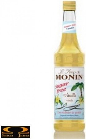 Monin Syrop smakowy Vanilla Sugar Free, wanilia bez dodatku cukru 0,7 3442