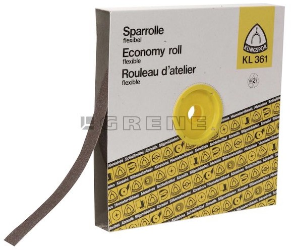 Klingspor Płótno ścierne na rolce 30 x 50.000 mm K100