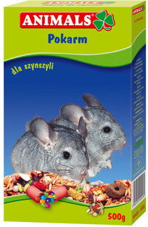 Animals POKARM PODSTAWOWY 500G DLA SZYNSZYLI 202-001109-00