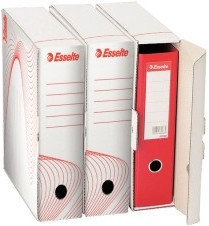 ESSELTE Pudło archiwizacyjne na segregator A4/75 białe ES236