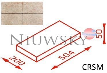 Joniec Daszek na słupek CRSM 50,4x20x5 kolor topaz Daszek na słupek CRSM 50,4x20x5 kolor topaz / Joniec