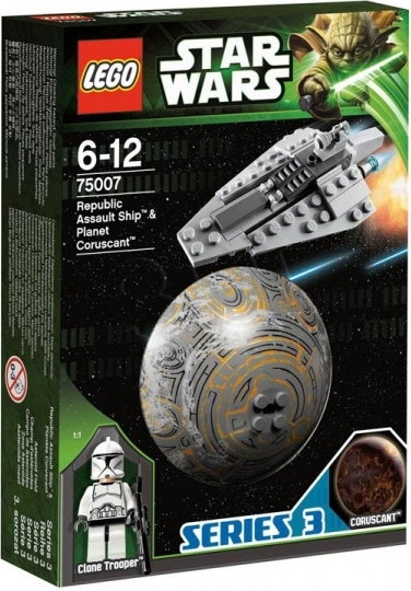 LEGO Star Wars Republic Assault Ship i Coruscant 75007