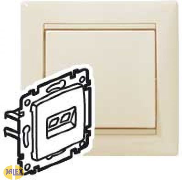 Legrand Valena gniazdo 2xrj45 cat5e utp 774131