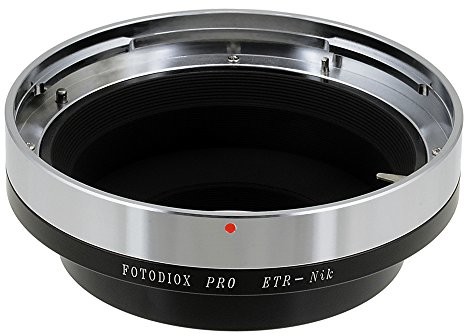 Fotodiox Pro Lens Mount Adapter  Bronica ETR (etrc, etrs, ETR-C, etrsi) Lens to mocowaniem Nikon F SLR/DSLR Camera Body 09LAETRNKP