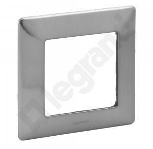 Legrand Ramka pojedyncza Valena Life stalowa 754151