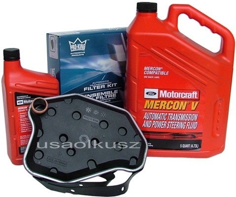 Motorcraft ProKing Filtr oleju oraz syntetyczny olej MERCON V automat