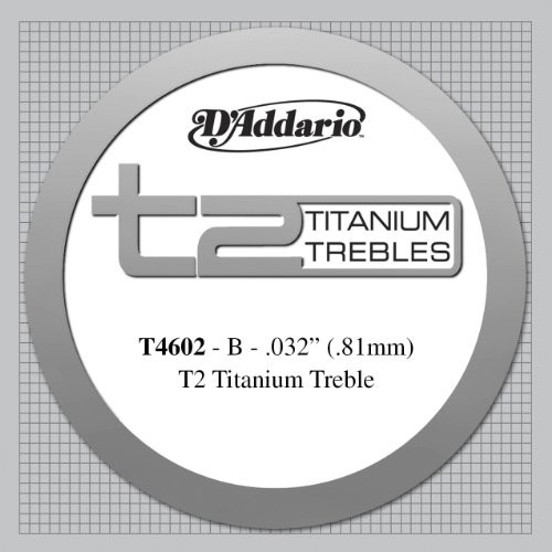 D'Addario t4602 Pro Arte klasyka H pojedyncze gitary T2 Titanium, Hard Tension T4602