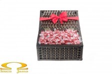 Smacza Jama Kuferek pralinek Lindt Lindor Strawberries & Cream 1kg A660-87121