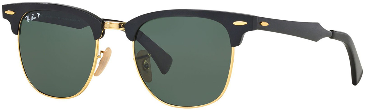 Ray Ban Clubmaster Aluminum RB3507 136/N5 Polarized