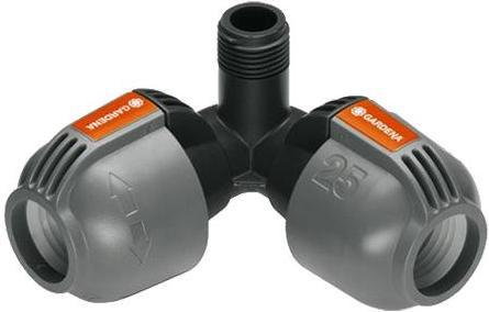 Gardena 2783-20 - rozdzielacz narożny 25x3/4 GZ