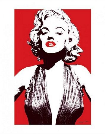 Pyramid Posters Marilyn Monroe (Czerwień) - reprodukcja PPR43010