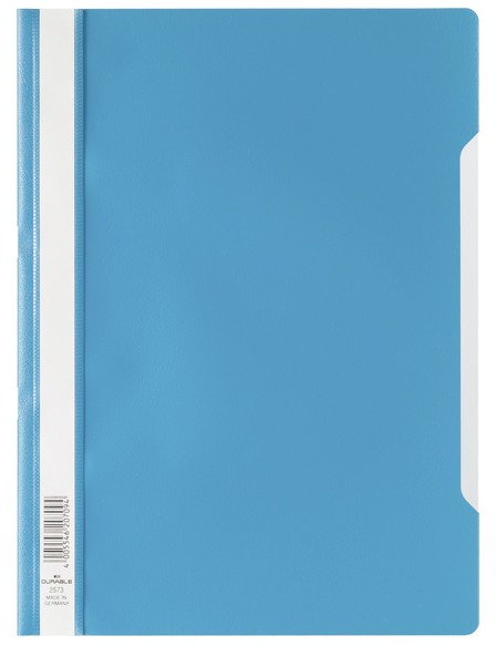 Durable Skoroszyt A4 PCV miękki niebieski 50szt. 2573-06