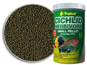 Tropical Cichlid Herbivore Small Pellet 250Ml/90G 60854