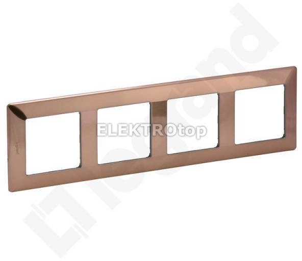 Legrand 754164VALENA LIFE RAMKA X4 MIEDZIANY