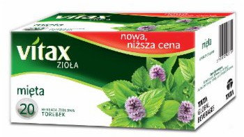 Vitax HERBATA ZIOŁA MIĘTA 20 szt.