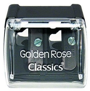 Golden Rose Temperówka Podwójna Czarna