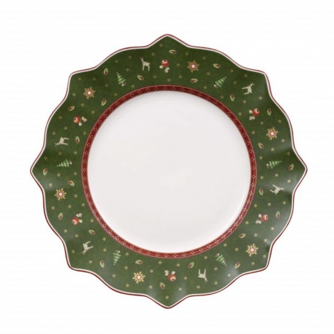 Villeroy & Boch Toy's Delight Talerz obiadowy zielony średnica: 29 cm (14-8585-2621)