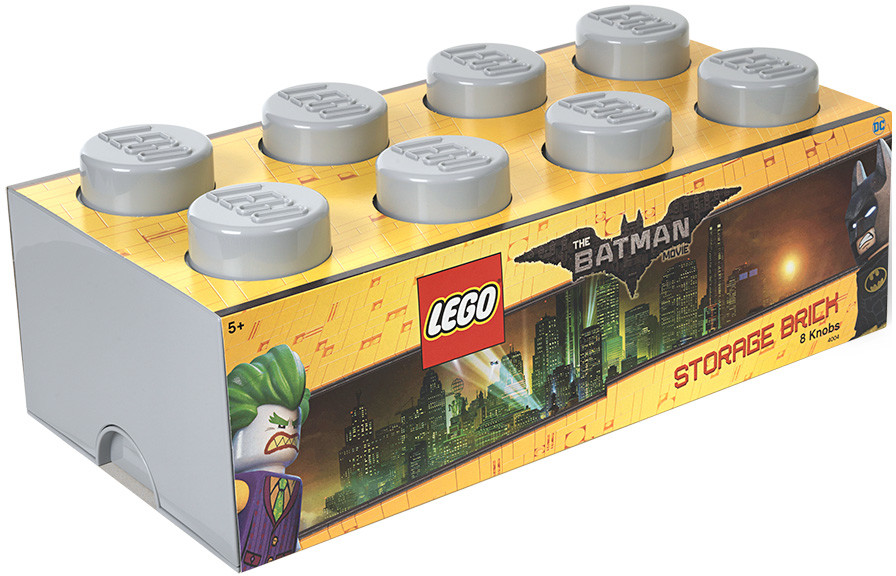 LEGO Pojemnik Klocek 8 Batman szary 40041740