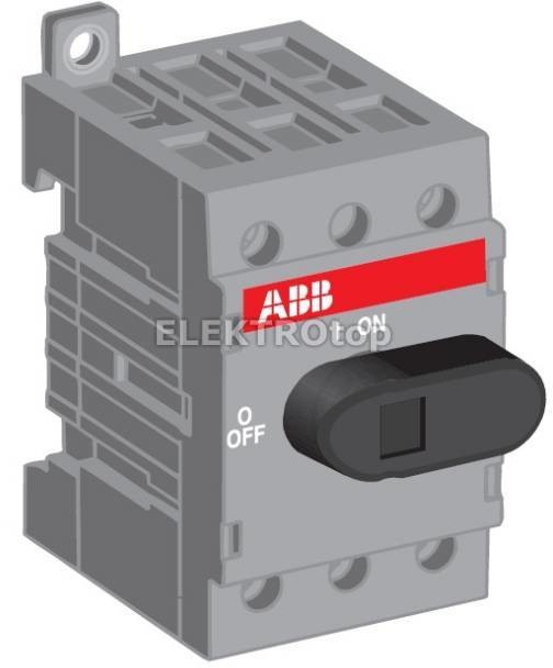 ABB Rozłącznik OT40F3 40A,3-b.bez wałka i rączki 1SCA104902R1001