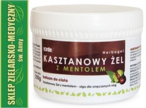 Virde Polska Sp. z o.o KASZTANOWY ŻEL Z MENTOLEM 250ml Ulga dla nóg