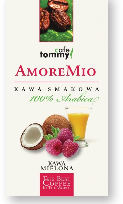 Tommy Cafe Kawa smakowa Amore Mio mielona KSAM150MI