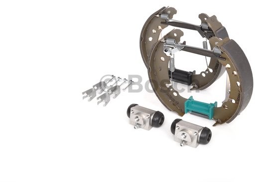 BOSCH KIT SUPERPRO, zestaw szczek hamulcowych + cylinderek hamulca koła zamontowany z tyłu, 0 204 114 654 0204114654