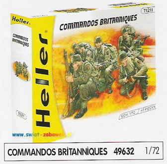 Heller COMMANDOS BRITANNIQUES (49632)