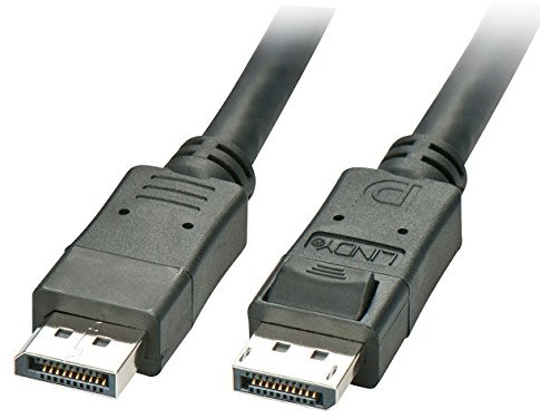 Lindy wysokiej jakości przewód SLD DisplayPort w rozdzielczości do 2560 X 1600, czarny 7,5 m 41324