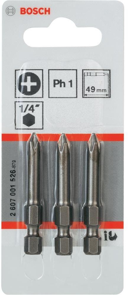 Bosch bardzo twardy 49 mm E 6.3 3 szt.