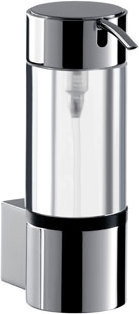 Emco System 2 dozownik do mydła szklany wiszący chrom 352100100