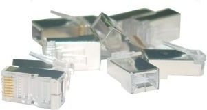 Assmann Wtyk RJ-45 kat.5e ekran. 8P8C uniwersalny opak. 100szt. [X-ML-5F-IMP]