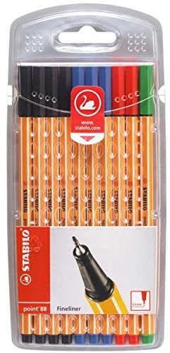 STABILO point 88 cienkopis, 10 sztuk w etui 87-1468