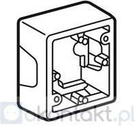 Legrand 776131 VALENA Puszka natynkowa Pojedyncza KREM