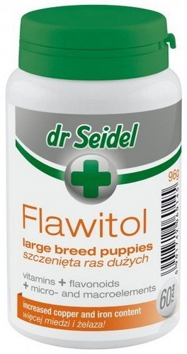 Dr Seidla Flawitol Szczenięta ras dużych 60 Tabletki 7239