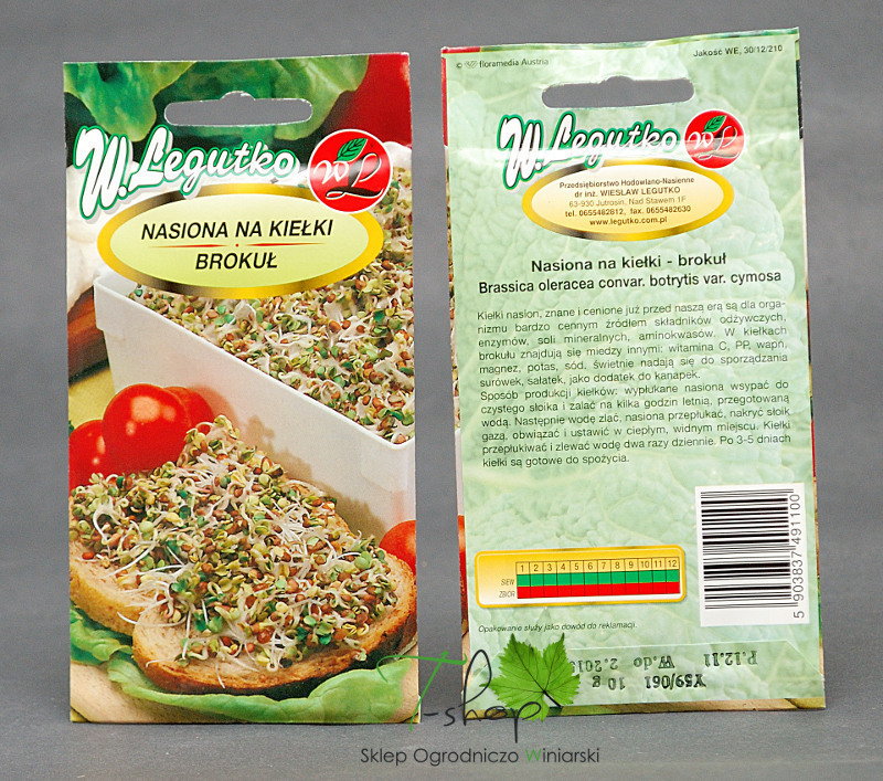 Legutko Nasiona na kiełki brokuł 10g