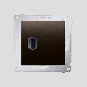 Kontakt Simon KONTAKT - Gniazdo HDMI brąz mat DGHDMI.01/46 SIMON54