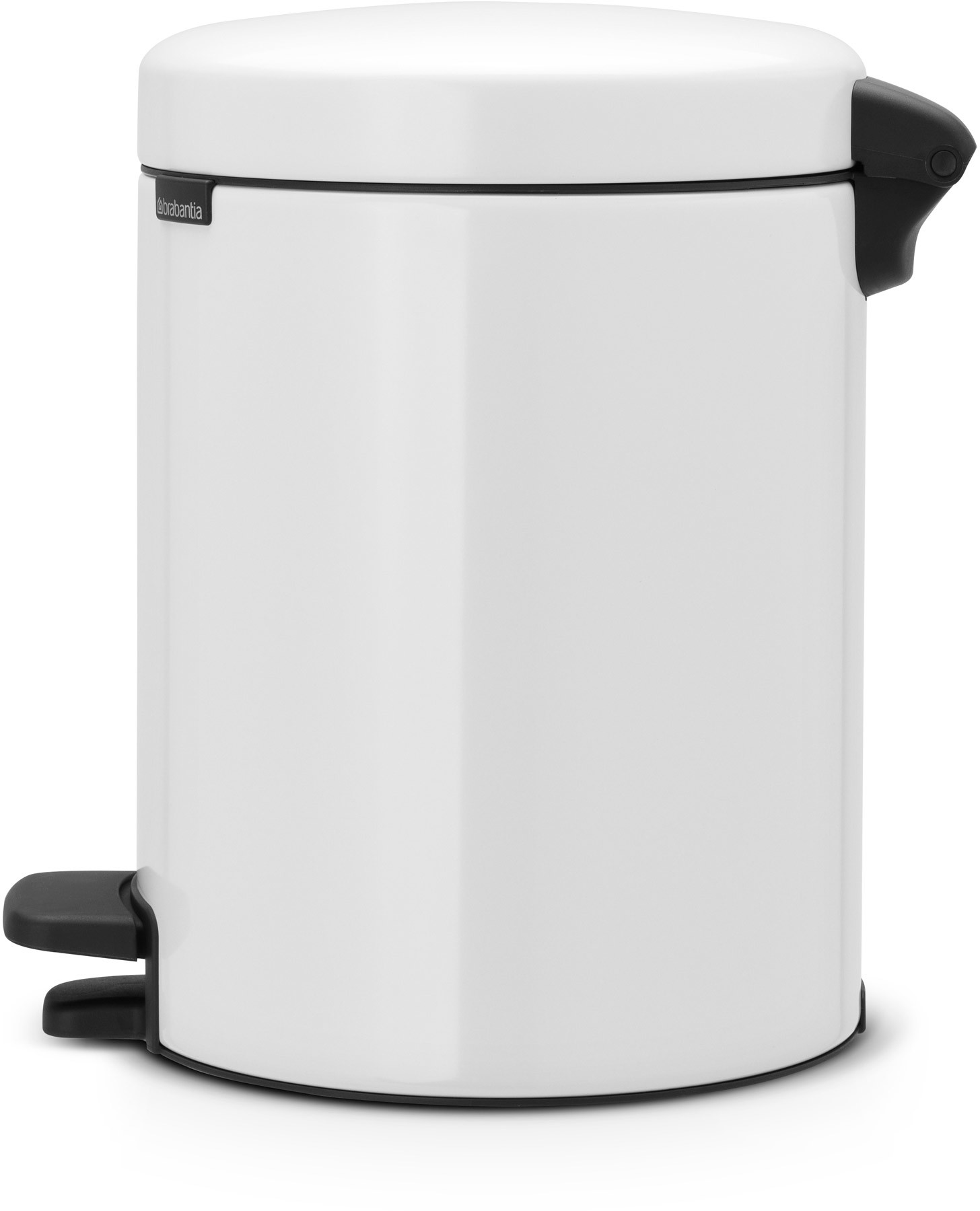 Brabantia Kosz na śmieci pedałowy NewIcon 5l biały