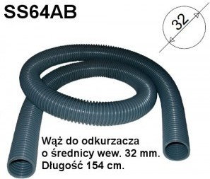 Worwo Wąż uniwersalny do odkurzacza o śr. wew. 32 mm SS64AB