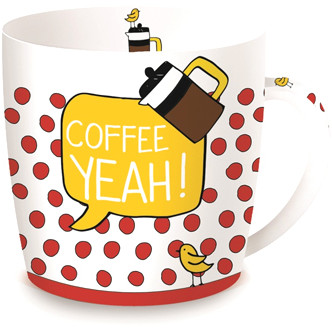 Nuova Cer Porcelanowy kubek w blaszanym pudełku R2S Have Fun 217 COYE