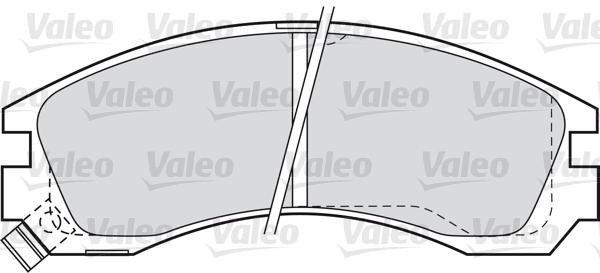 VALEO klocki hamulcowe z nrs 598517 598517
