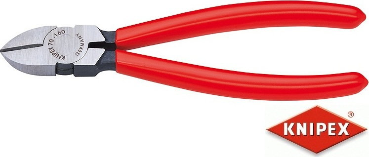 Knipex szczypce tnące boczne, PCW (70 01 110/ 125/ 140/ 160/ 180)